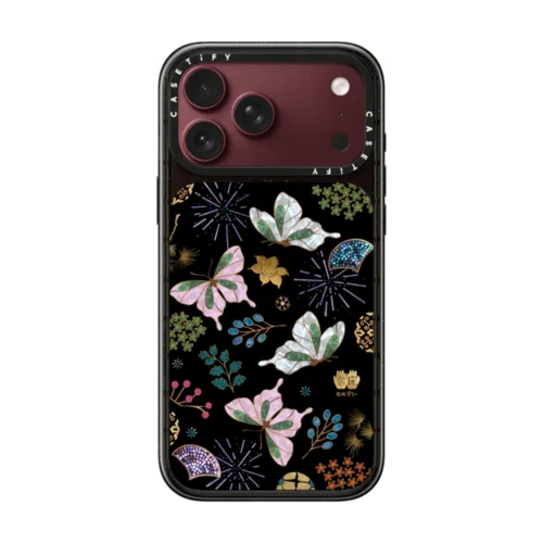 Lucky Butterfly Phone Case | iPhone 18 Pro Max / Impact Case MagSafe Compatible - Glossy / Glossy Black | Image 1