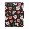 Peach & Coral Blooms | iPad Pro 13-inch (M4/M5) / iPad Impact Folio Case / Black | Image 1