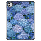 Moonlight Hydrangeas | iPad Pro 11-inch (M4/M5) / iPad Impact Case / Black | Image 1