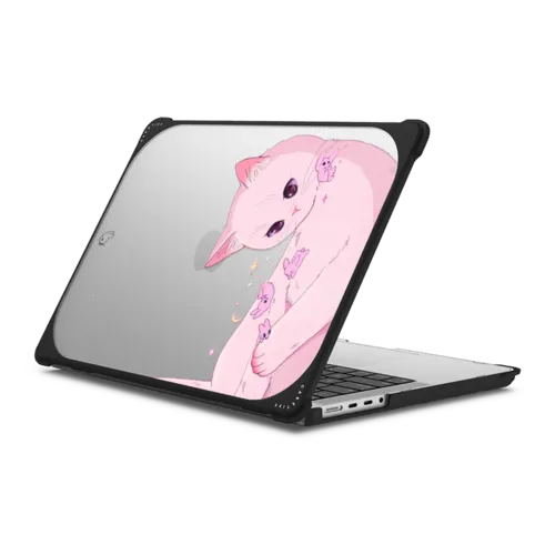 Falling Like Stars | MacBook Pro 14-inch (M1 - M5) / MacBook Bounce Case / Black | Image 1
