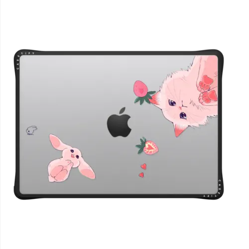 Strawberries | MacBook Pro 14-inch (M1 - M5) / MacBook Impact Case / Black | Image 2