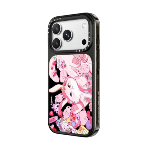 Club Bunny | iPhone 18 Pro Max / Impact Case MagSafe Compatible - Glossy / Glossy Black | Image 2