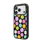 Cute Flower Garden | iPhone 17 Pro Max / Impact Case MagSafe Compatible / Matte Black | Image 2