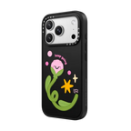 Spring Tulip | iPhone 17 Pro Max / Impact Case MagSafe Compatible / Matte Black | Image 2