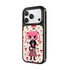 Strawberry Punk Girl | iPhone 18 Pro Max / Impact Case MagSafe Compatible - Glossy / Glossy Black | Image 2