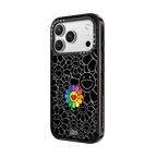 SUPERFLAT FLOWER PHONE CASE (RAINBOW) | iPhone 17 Pro Max / Impact Case MagSafe Compatible / Black | Image 2