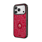 SUPERFLAT FLOWER PHONE CASE (RED) | iPhone 17 Pro Max / Impact Case MagSafe Compatible / Black | Image 2