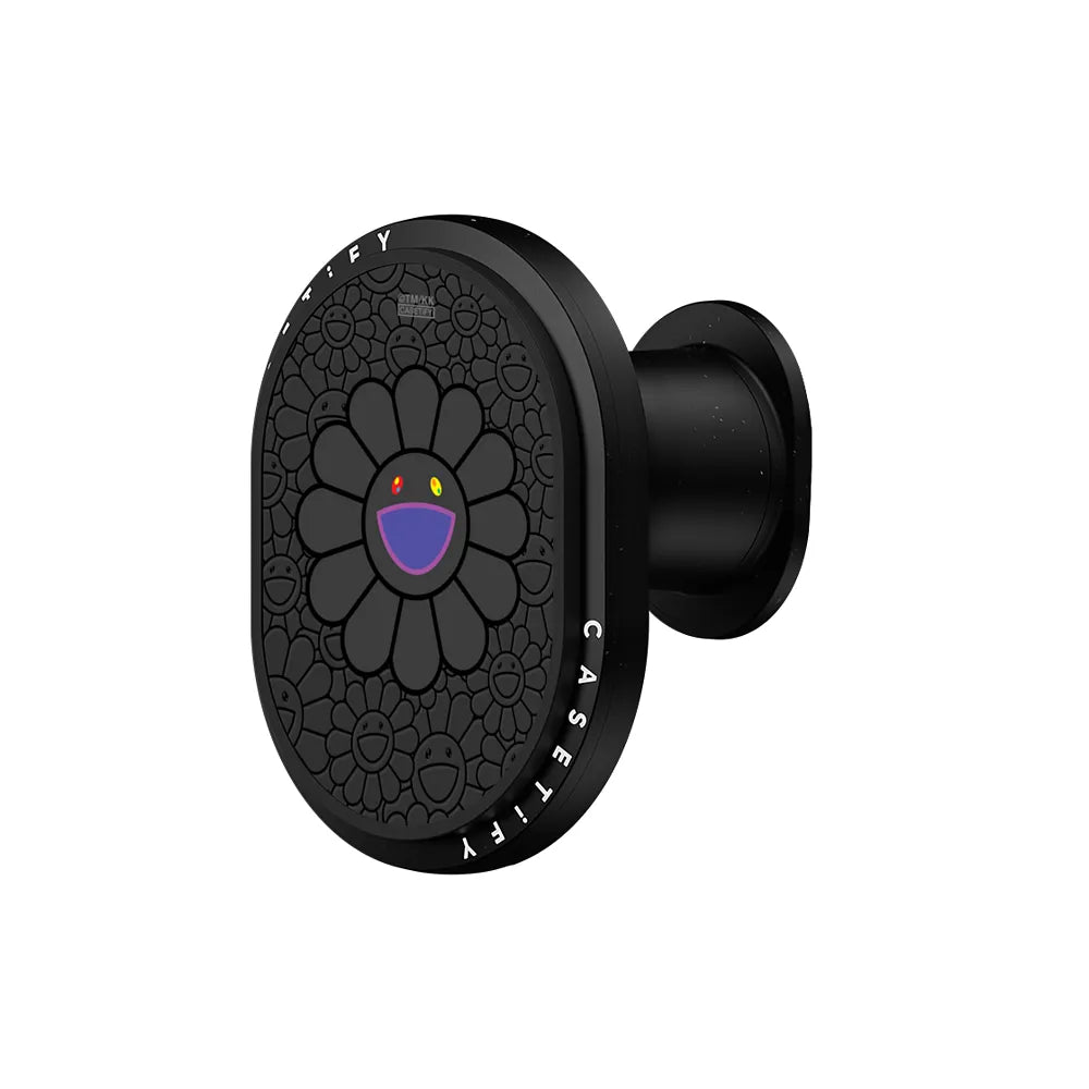 SUPERFLAT FLOWER(BLACK) POWERTHRU WIRELESS CAR CHARGER