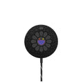 SUPERFLAT FLOWER(BLACK) POWERTHRU MAGNETIC WIRELESS CHARGER | Image 1