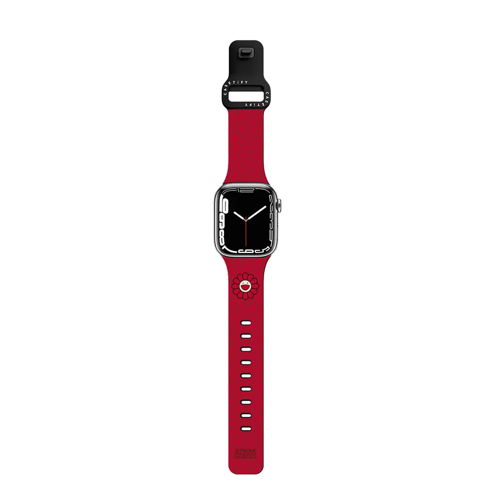 SUPERFLAT FLOWER(RED) WATCH BAND