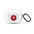 SUPERFLAT FLOWER(RED) EARBUDS CASE | AirPods Pro / Earbuds Impact Case / Frost | Image 1