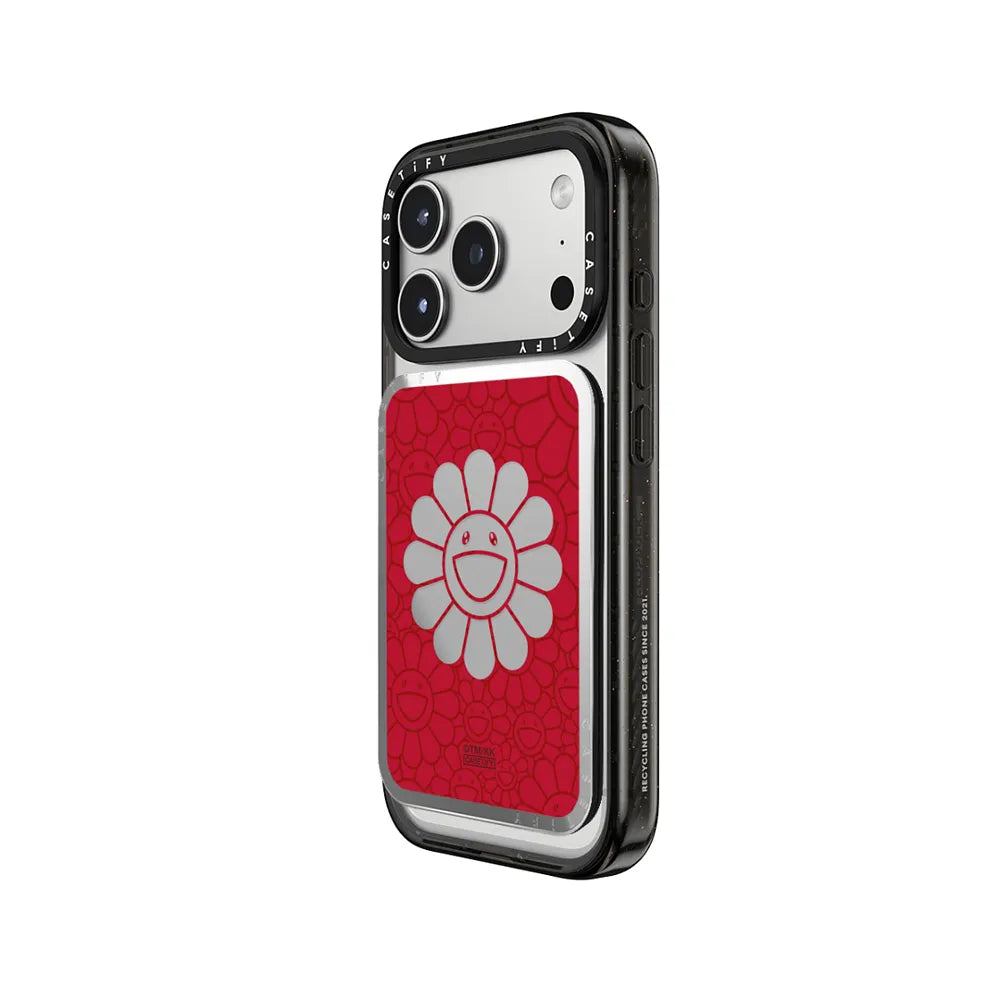SMILE ON(RED) SNAPPY CARDHOLDER STAND
