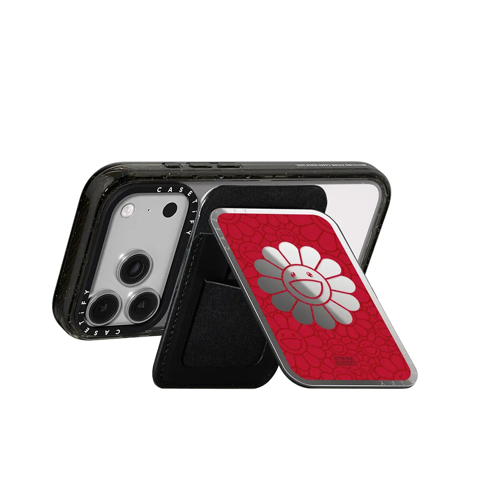 SMILE ON(RED) SNAPPY CARDHOLDER STAND