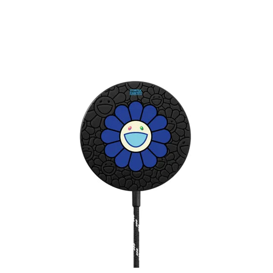 SUPERFLAT FLOWER(BLUE) POWERTHRU MAGNETIC WIRELESS CHARGER | Image 1