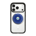 SUPERFLAT FLOWER(BLUE) SNAPPY GRIP STAND | Snappy Grip Stand / Snappy Mirror Grip Stand MagSafe Compatible / Silver | Image 1
