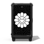 SMILE ON (BLACK) CHECK-IN TRUNK SUITCASE | 29" Check-In Trunk Suitcase / Bounce Suitcase / Matte Black | Image 1