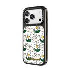 Bouncing Bunnies Daisy Case | iPhone 18 Pro Max / Impact Case MagSafe Compatible - Glossy / Glossy Black | Image 2
