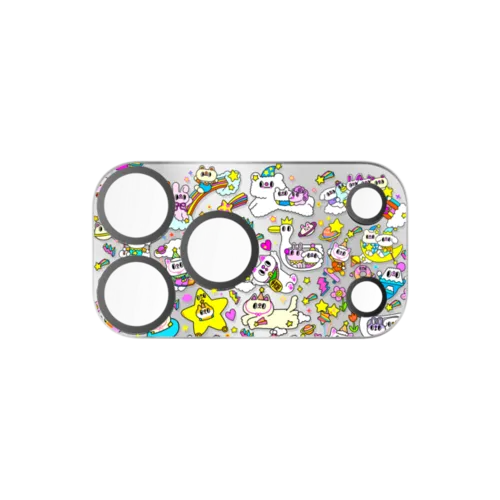 Fluffy Friends' Wonderland Quest | iPhone 17 Pro Max (Lens Protector) / Mirror Camera Lens Protector / Silver | Image 1