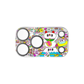 Lucky Cat and Fluffy Friends | iPhone 17 Pro Max (Lens Protector) / Mirror Camera Lens Protector / Silver | Image 1