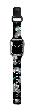 Full Blossom Watch Band | Apple Watch Series 7-9 (45mm) / Impact Band / Black | Image 1