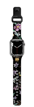Blooming Prosperity Watch Band | Apple Watch Series 7-9 (45mm) / Impact Band / Black | Image 1
