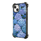 Moonlight Hydrangeas | iPhone 14 Plus / Bounce Case MagSafe Compatible / Black | Image 2