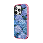 Moonlight Hydrangeas | iPhone 16 Pro Max / Impact Case MagSafe Compatible / Pink Fizz | Image 2