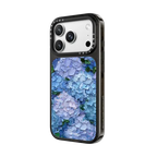 Moonlight Hydrangeas | iPhone 18 Pro Max / Impact Case MagSafe Compatible - Glossy / Glossy Black | Image 2