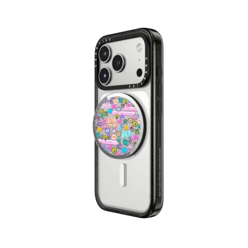 Emoji Paradise | Snappy Grip Stand / Snappy Mirror Grip Stand MagSafe Compatible / Silver | Image 2