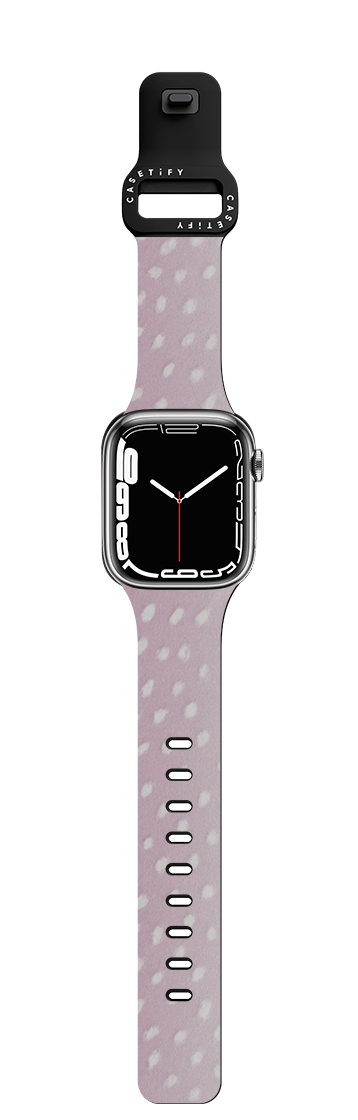 Fawn fur - Pink | Apple Watch Series 7-9 (45mm) / Impact Band / Black | Image 1