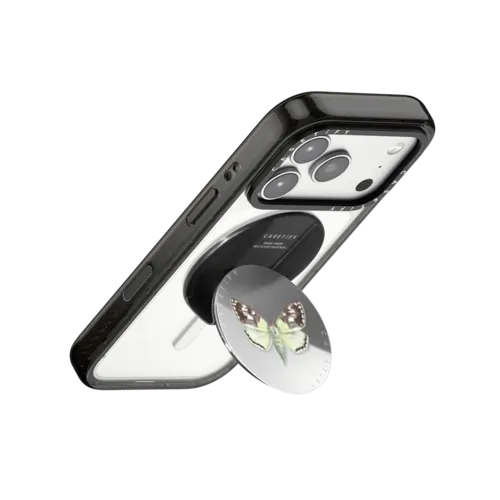 Butterfly Ballet | Snappy Grip Stand / Snappy Mirror Grip Stand MagSafe Compatible / Silver | Image 3