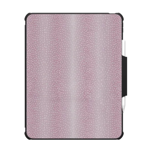 Fawn fur - Pink | iPad Pro 13-inch (M4/M5) / iPad Impact Folio Case / Black | Image 1