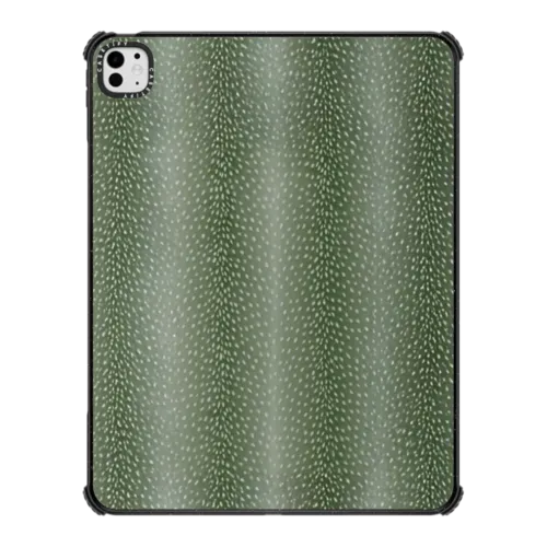 Fawn fur - Green | iPad Pro 13-inch (M4/M5) / iPad Impact Case / Black | Image 1
