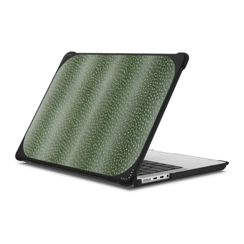 Fawn fur - Green | MacBook Pro 14-inch (M1 - M5) / MacBook Bounce Case / Black | Image 1