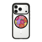 Pansy Print Bright | Snappy Grip Stand / Snappy Grip Stand MagSafe Compatible / Black | Image 1