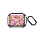 Pansy Print Mini | AirPods Pro 3 / Earbuds Mirror Case / Silver | Image 1