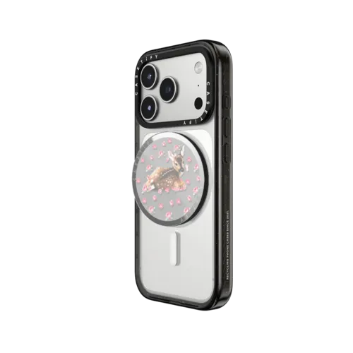 Rose fawn | Snappy Grip Stand / Snappy Mirror Grip Stand MagSafe Compatible / Silver | Image 2