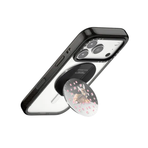 Rose fawn | Snappy Grip Stand / Snappy Mirror Grip Stand MagSafe Compatible / Silver | Image 3
