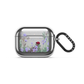 Ladybird amongst the Wildflowers | AirPods Pro 3 / Earbuds Mirror Case / Silver | Image 1