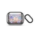 Lavender Mushrooms | AirPods Pro 3 / Earbuds Mirror Case / Silver | Image 1