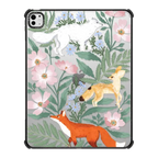 Fox Amongst the Flowers | iPad Pro 13-inch (M4/M5) / iPad Impact Case / Black | Image 1