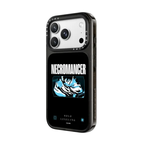 Solo Leveling Sung Jin Woo Battle Phone Case | iPhone 18 Pro Max / Impact Case MagSafe Compatible - Glossy / Glossy Black | Image 2