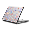 Lavender Mushrooms | MacBook Pro 14-inch (M1 - M5) / MacBook Impact Case / Black | Image 1