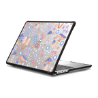 Lavender Mushrooms | MacBook Pro 14-inch (M1 - M5) / MacBook Impact Case / Black | Image 1