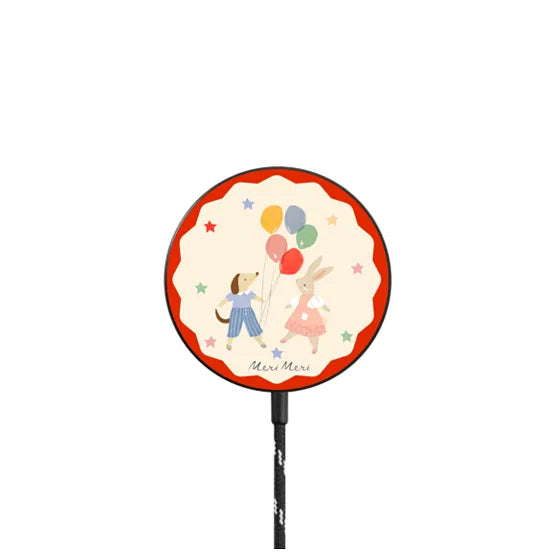 Meri Meri Animal Friends PowerThru Magnetic Wireless Charger | Image 1