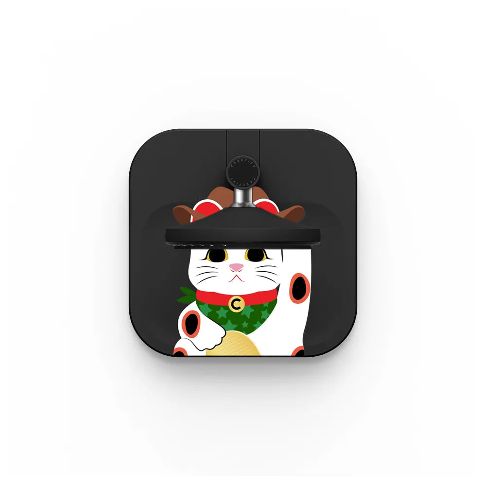 Waving Lucky Cat - Cowboy