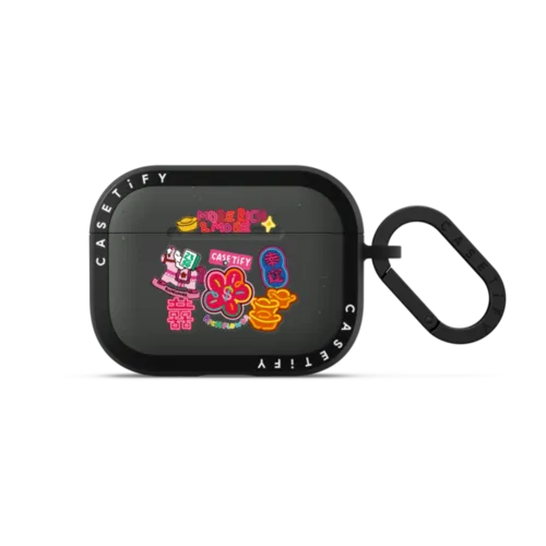 Fortune Bloom | AirPods Pro 3 / Earbuds Bounce Case / Matte Charcoal | Image 1