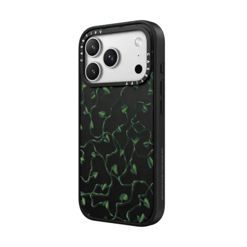 Heart Vines | iPhone 17 Pro Max / Impact Case MagSafe Compatible / Matte Black | Image 2