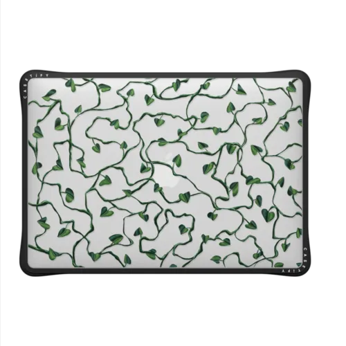 Heart Vines | MacBook Air 13-inch (M1 / Intel) / MacBook Impact Case / Black | Image 2
