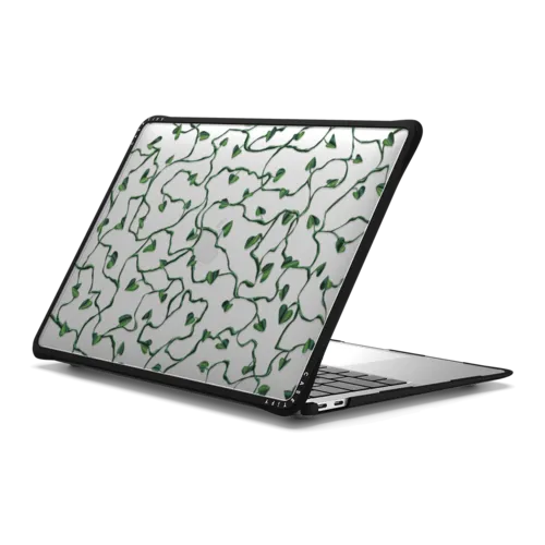 Heart Vines | MacBook Air 13-inch (M1 / Intel) / MacBook Impact Case / Black | Image 1
